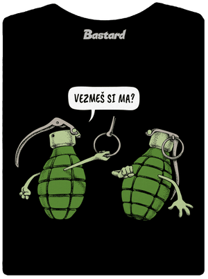 Granáty dámske tričko Black