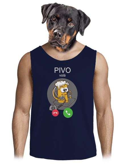 Pívo volá pánske tielko French Navy