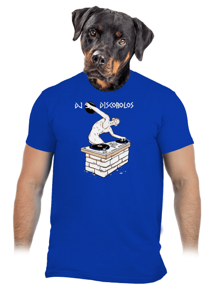DJ Discobolos pánske tričko Royal Blue