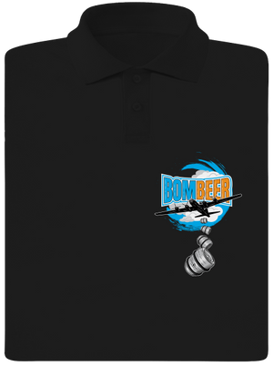 BomBeer pánska polokošeľa Black