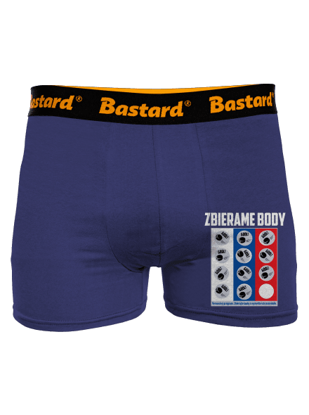 Zbierame body - hokej boxerky Blue Navy