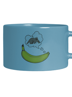 Samica hrabáča hrnček makronka Blue Macaron