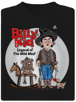 Billy The Kid detské športové tričko Black