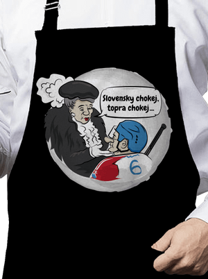 Slovenský hokej zástera Black