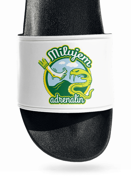 Milujem adrenalín šľapky White