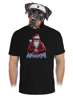 Sranta Klaus pánske športové tričko Black
