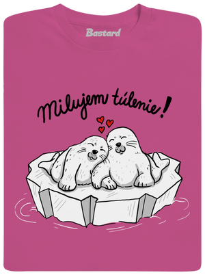 Milujem túlenie detské tričko Fuchsia