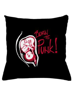 Born to punk vankúš Black
