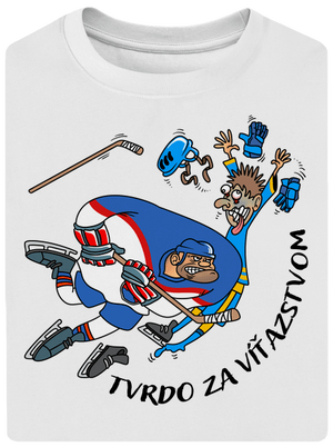 Tvrdo za víťazstvom unisex tričko oversized White