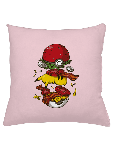Pokémon burger vankúš Light Pink