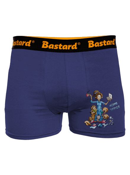 Mamičky home office boxerky Blue Navy