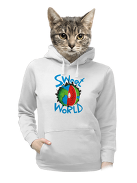 dámska mikina klokanka