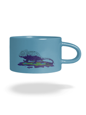 Odkryté tajomstvo hrnček makronka Blue Macaron