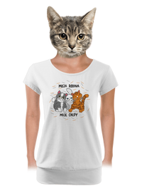 dámske tričko s lemom