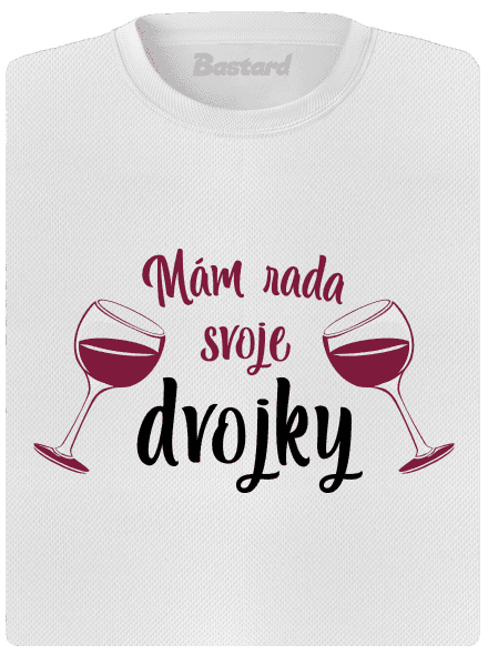 Dvojky dámske športové tričko White