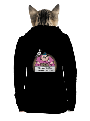 dámska mikina na zips