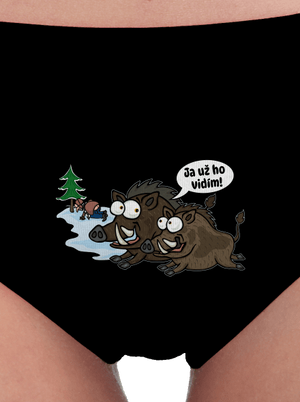 Ja už ho vidím dámske nohavičky Black