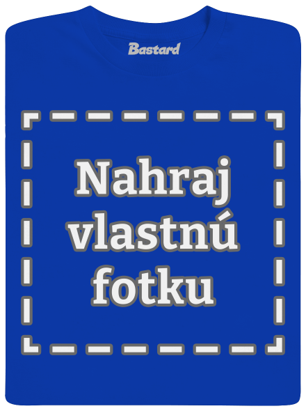Vlastná potlač pánske dlhý rukáv Royal Blue