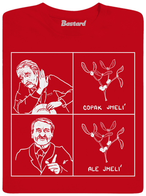 Cimrman: Copak jmelí pánske tričko Red