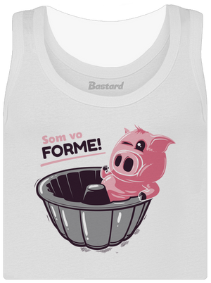 Vo forme dámske tielko klasické White