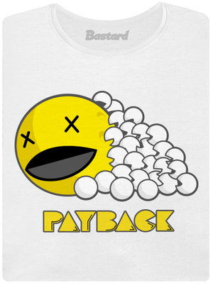 Payback dámske tričko s lemom White