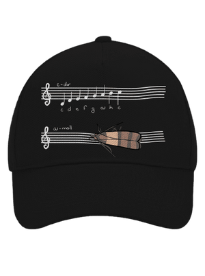 A - moll šiltovka baseballka Black