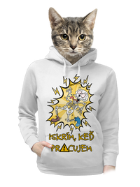 dámska mikina klokanka