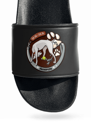 Psí horoskop: Škorpión šľapky Black