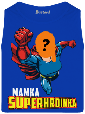 Mamka superhrdinka pánske tielko Royal Blue