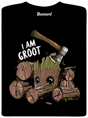 I Am Groot pánske tričko Black