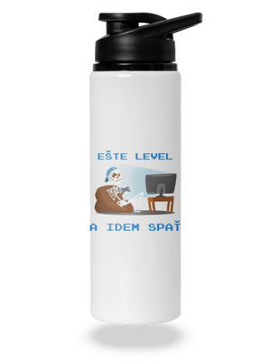 Ešte level flaša na vodu White