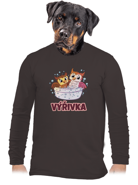 Výřivka pánske dlhý rukáv Bear Brown
