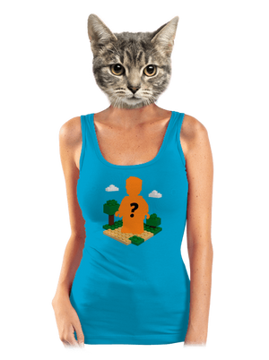 Lego z vlastnej fotky dámske tielko klasické Blue Atol