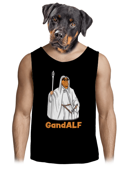 GandALF pánske tielko Black