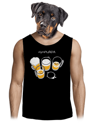 Pijáda pánske tielko Black