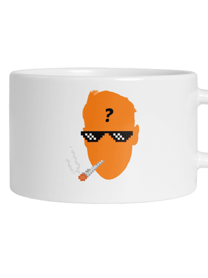 Thug life hrnček makronka White