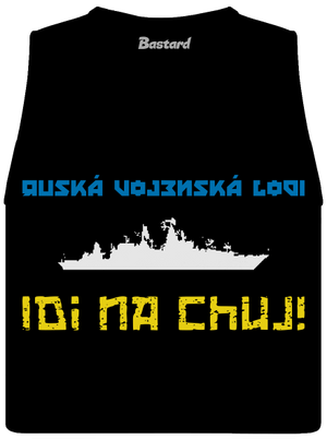 Ukrajina - Lodi idi na chuj dámske tielko voľné Black