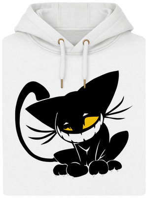 Evil cat unisex mikina premium Snowwhite