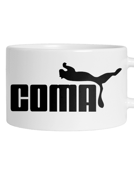 Coma hrnček makronka White