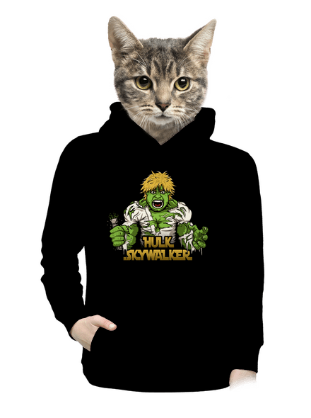 Hulk Skywalker dámska mikina klokanka Black