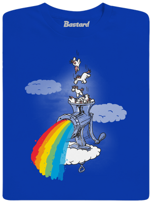 Ako vzniká dúha pánske dlhý rukáv Royal Blue