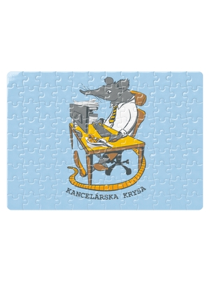 Kancelárska krysa puzzle White