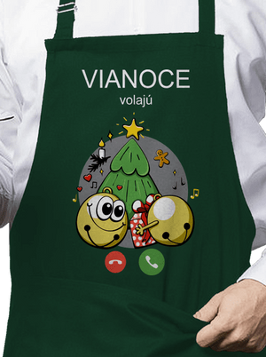 Vianoce volajú zástera Bottle Green