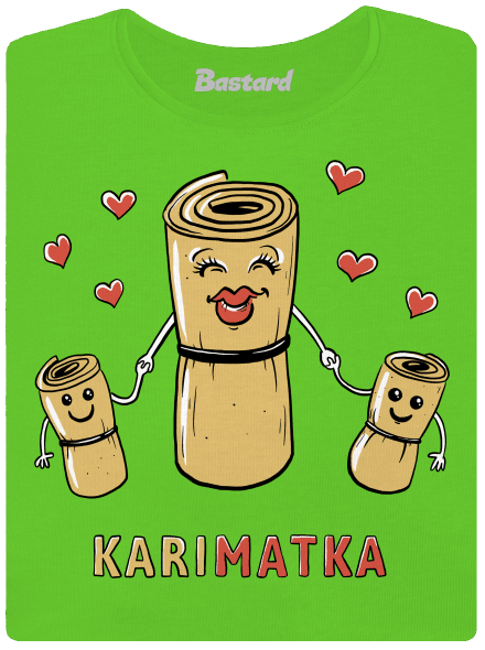 Karimatka dámske tričko Apple Green