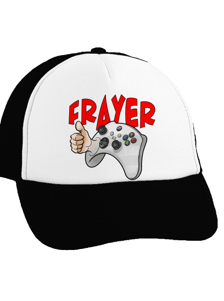 Frayer šiltovka truckerka Black cap