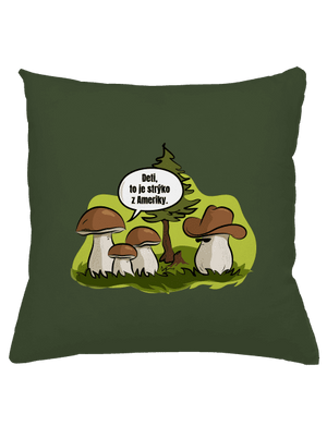Strýko z Ameriky vankúš Olive Green
