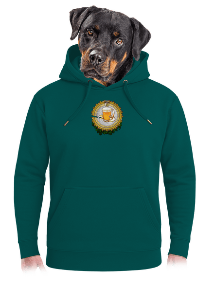 Pivný horoskop: Rak unisex mikina premium Emerald Green