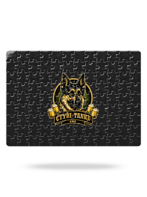 Čtyři z tanku a pes puzzle White