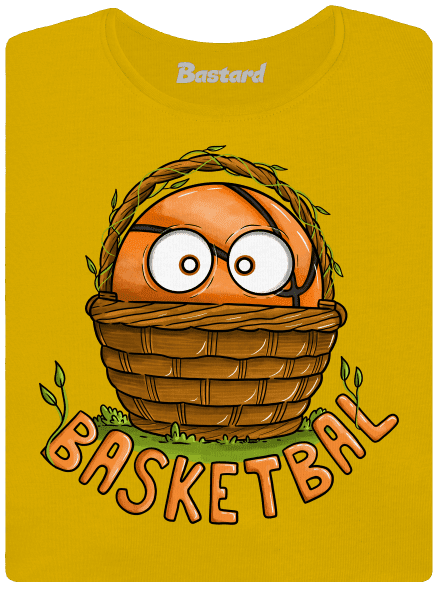 Basketbal dámske tričko Yellow