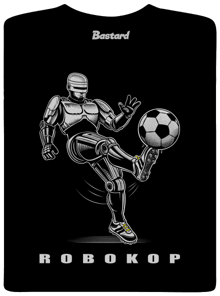 Robokop pánske tričko Black